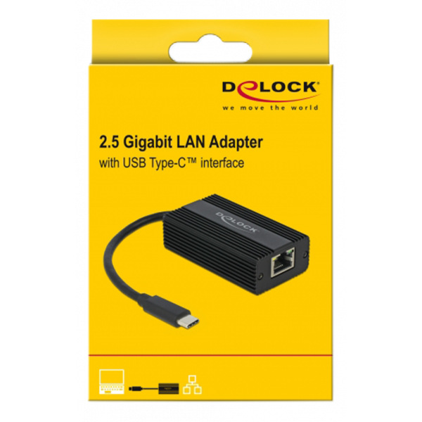 Adapter USB Type-C male to 2.5 Gigabit LAN 65990