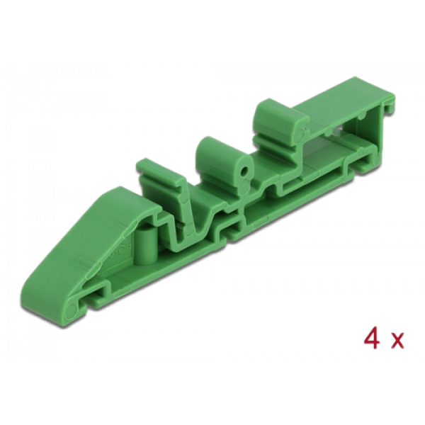 Delock DIN rail clip for PCB 85 mm 4 pieces 66261