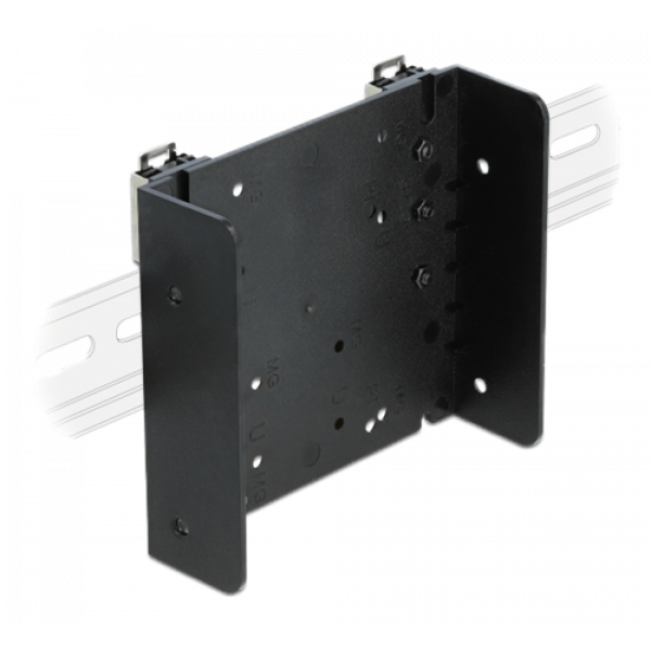 Delock DIN rail Mounting Kit for Micro Controller or 3.5″ Devices 66292