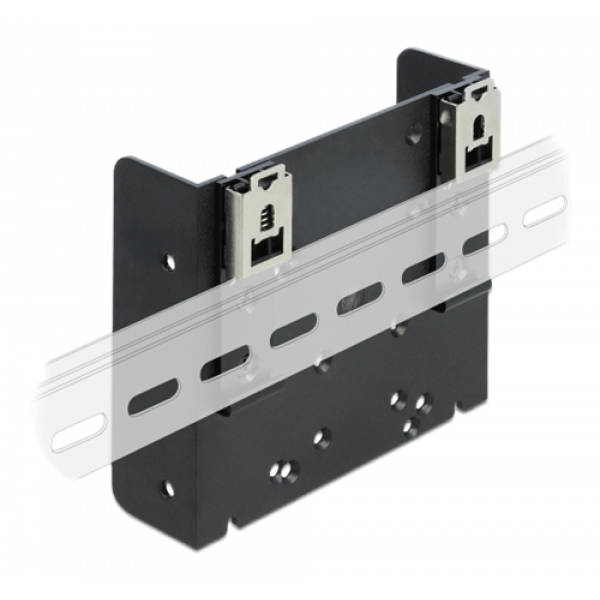 Delock DIN rail Mounting Kit for Micro Controller or 3.5″ Devices 66292