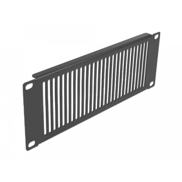 Delock 10″ Network Cabinet Panel with ventilation slots vertical 2U bl 66669