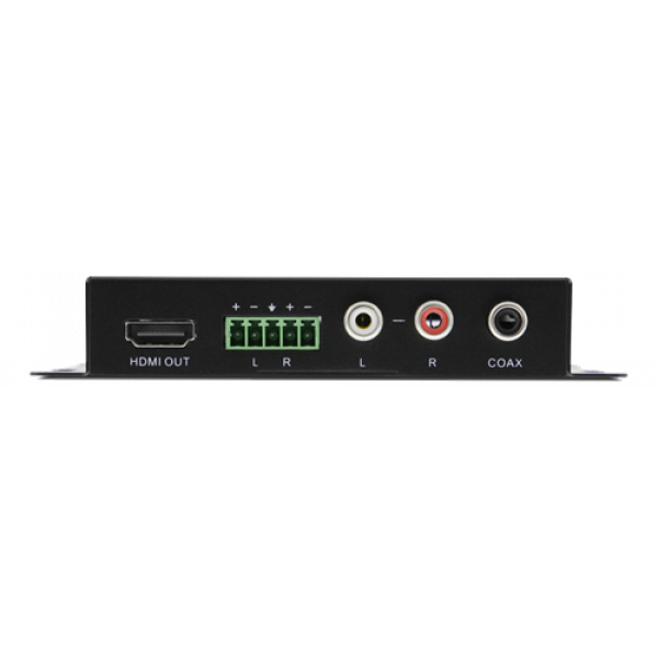 TiGHT AV AU-H101A | 4K60 HDMI 2.0 repeater with audio de-embedding 670-00000