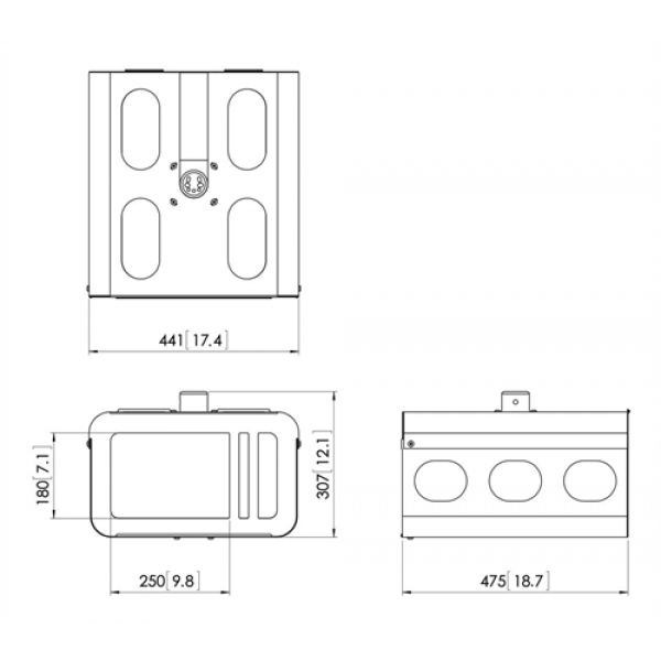 PPA 310 Projector anti theft housing small/medium 7093104