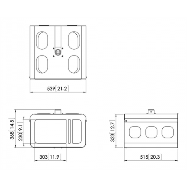 PPA 320 Projector anti theft housing large 7093204