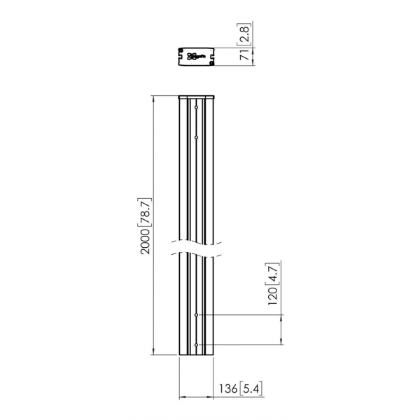 PUC 2920 Connect-it Pole 200cm 7229200