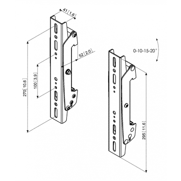 PFS 3302 Interface Strips 300mm Black 7233020