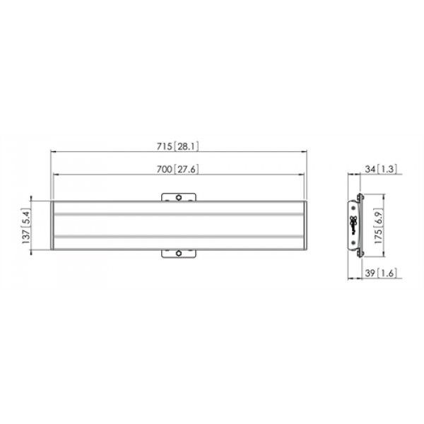 The PFB 3407 interface bar is a part of the modular Connect-it system with which you can create your own ceiling solution for medium- to large-sized displays. 7234074