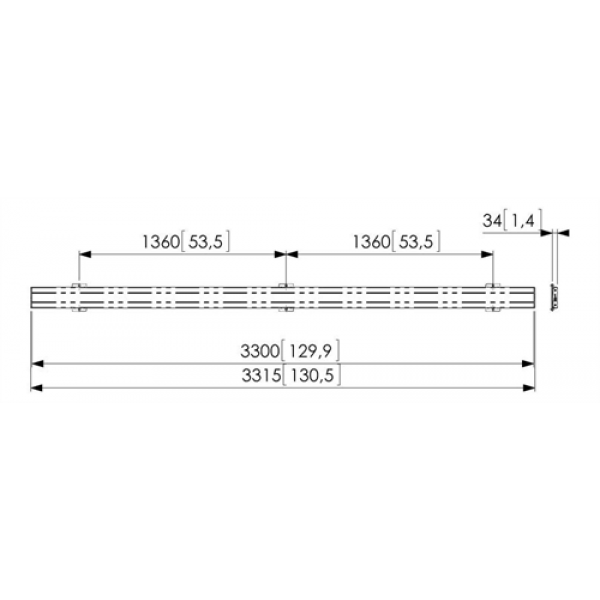 PFB 3433 Interface Bar 3315mm 7234334