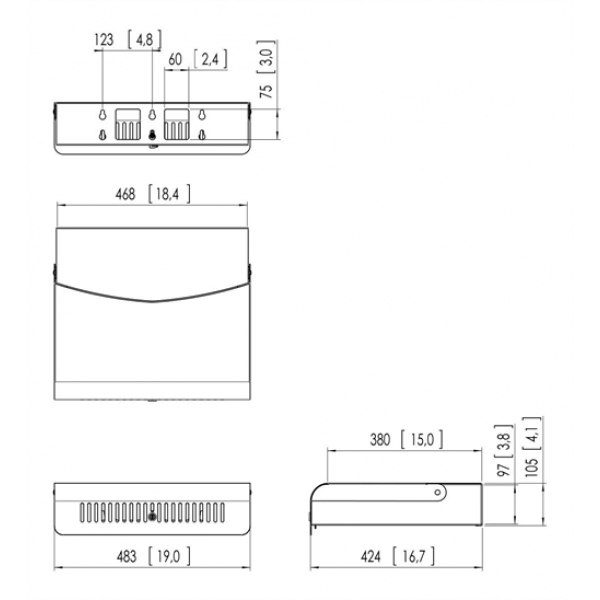 PFA 9112 Locking Cabinet Small for Pole-XL 7291124