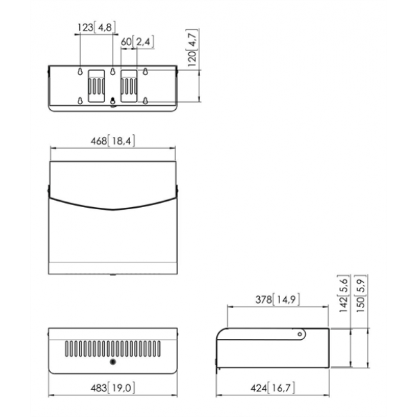 PFA 9113 Locking Cabinet Large for Pole-XL 7291134