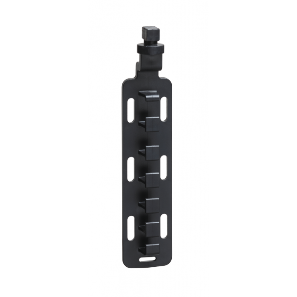 PFA 9128 Cable management tower clip for use on PFB 34xx display interface bars. This clip can easily connected on top or bottom of the display interface bar by a simple twist/turn movement.
When ordering the PFA 9128 separately, they are packed per 20 p