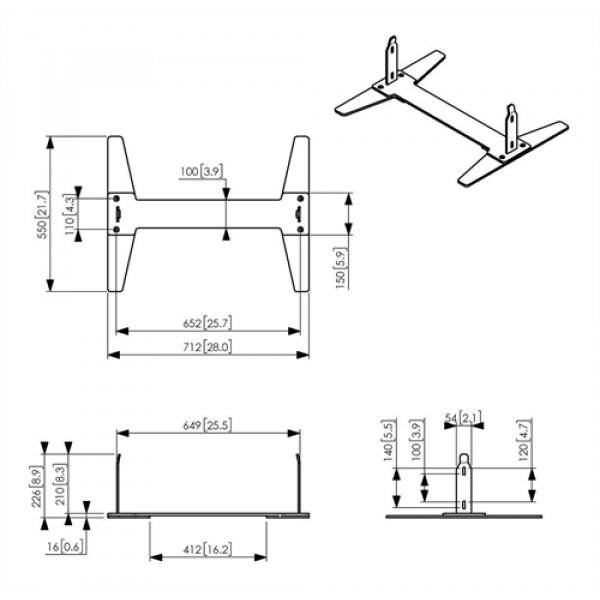 PFF 2046 Floor plate Samsung OM46N-D 7320460
