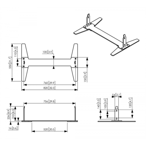 PFF 2055 Floor plate Samsung OM55N-D 7320550
