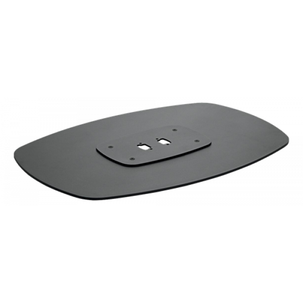 PFF 7040 Floor Plate Back to Back Large Black 7327040