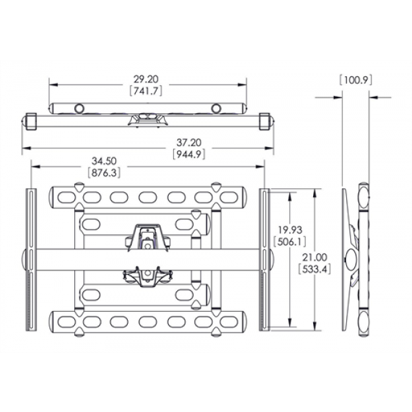 PFW 6852 Display Wall Mount, Turn Tilt max.136kg 7368520