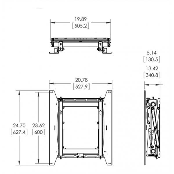 PFW 6875 Video Wall pop-out Modul Porttait 7368750