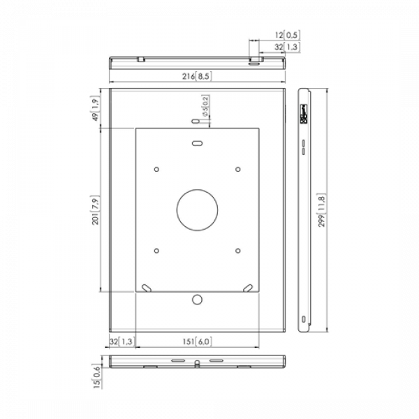PTS 1213 iPad Air/2017-18 Enclosure HomeBut acc. (L K) 7495194