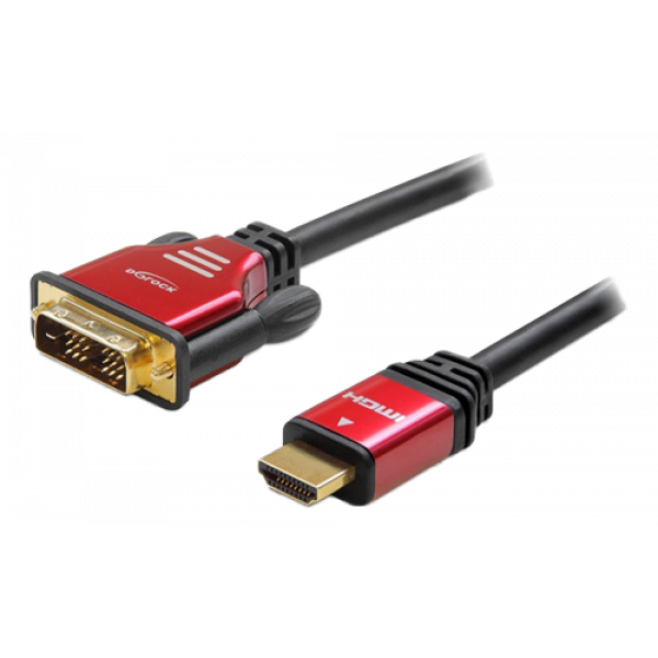 Delock High Speed HDMI Cable – HDMI A male > DVI male 2 m 84342