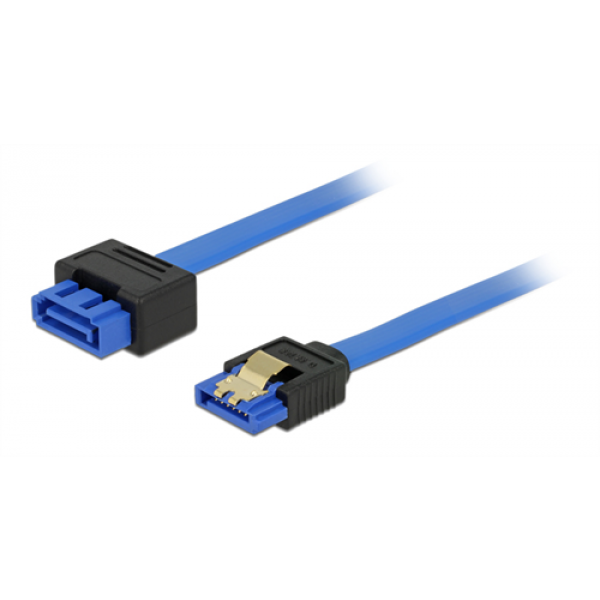 DeLOCK SATA förlängningskabel, ho - ha, SATA 6Gb/s, 1m, blå 84975