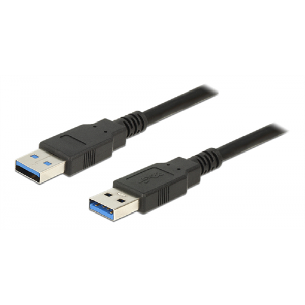 Delock Kabel USB 3.0 Typ-A Stecker > USB 3.0 Typ-A Stecker 1,0 m schwa 85060