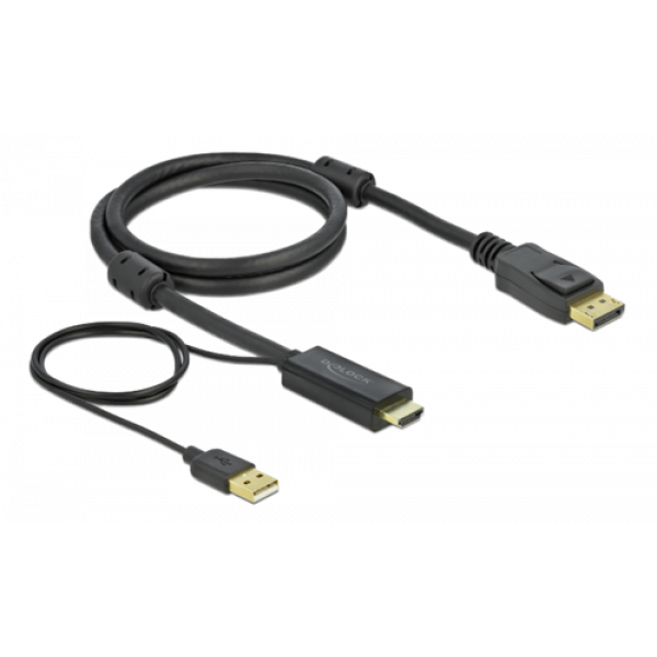 Delock HDMI to DisplayPort cable 4K 30 Hz 1 m 85963