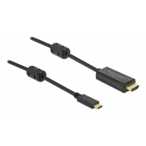 Delock Active USB Type-C™ to HDMI Cable (DP Alt Mode) 4K 60 Hz 5 m 85972