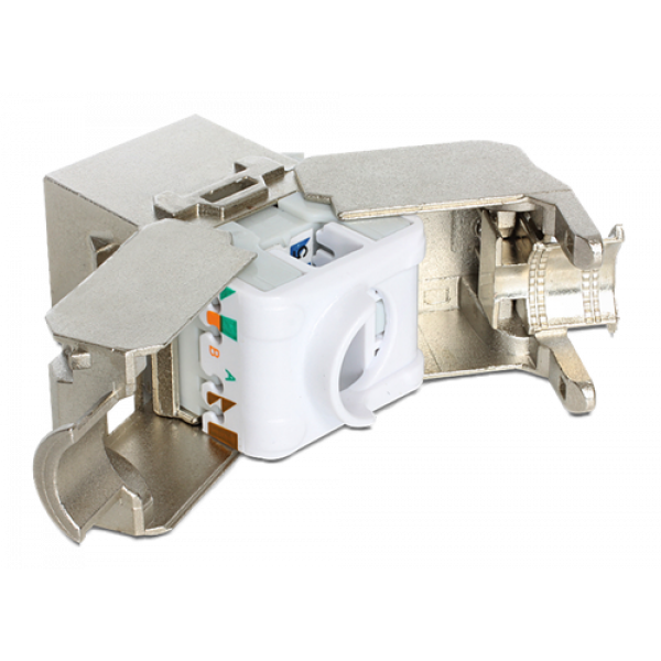 Delock Keystone Module RJ45 jack > LSA Cat.6A STP 86205