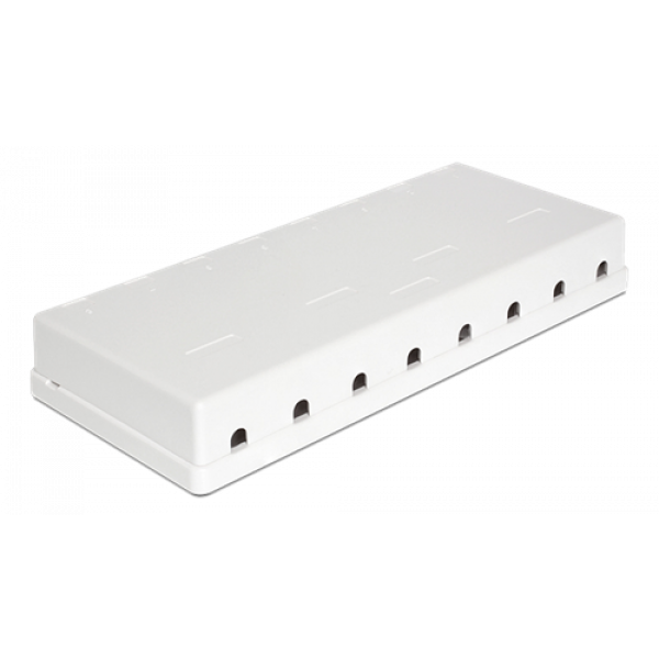 Delock Keystone Leergehäuse 8 Port 86209