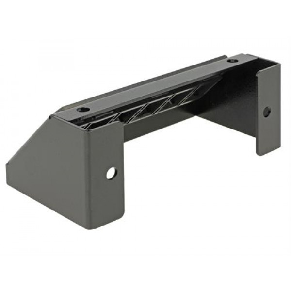 DeLOCK Keystone panel, 6-portar, 45° vinkel på portarna, metall, sva 86268