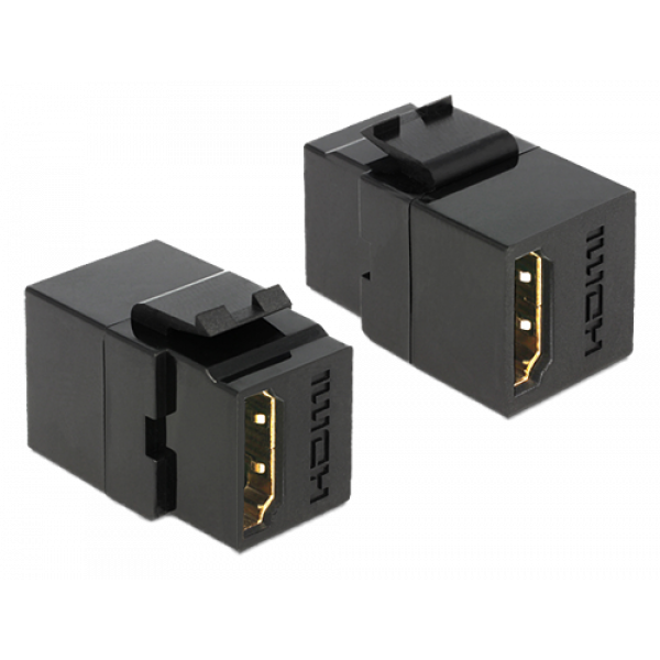Delock Keystone Module HDMI female > HDMI female black 86366