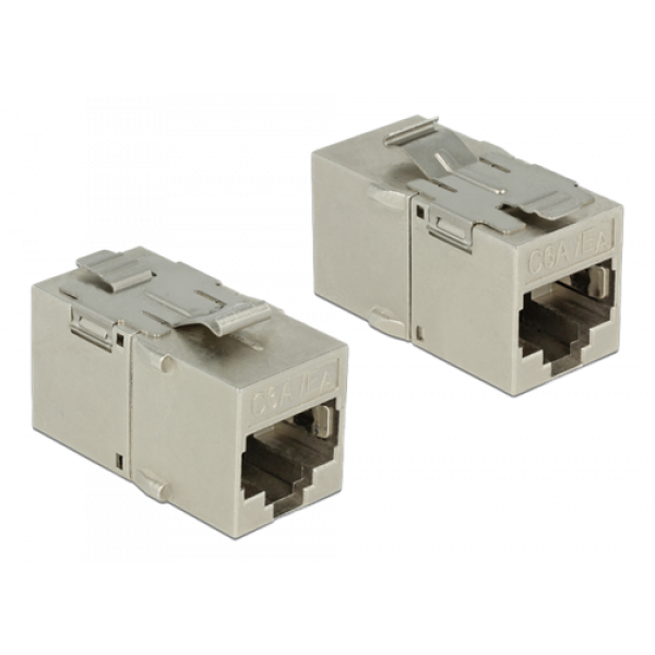 DeLOCK RJ45 Keystone modul, Cat.6a metall, RJ45 hona