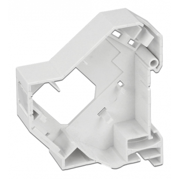 Delock Keystone Mounting for DIN rail 180° 86414