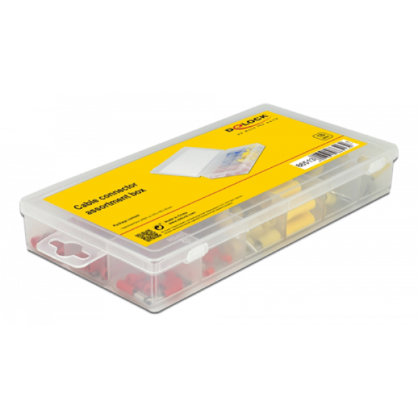 Delock Cable connector assortment box 170 pieces coloured 86513