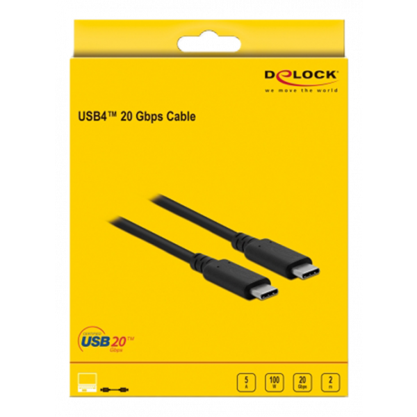 Delock USB4™ 20 Gbps Cable 2 m 86980