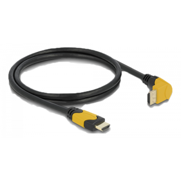 Delock High Speed HDMI cable male-male 90° up 48 Gbps 8K 60 Hz 1 m 86988
