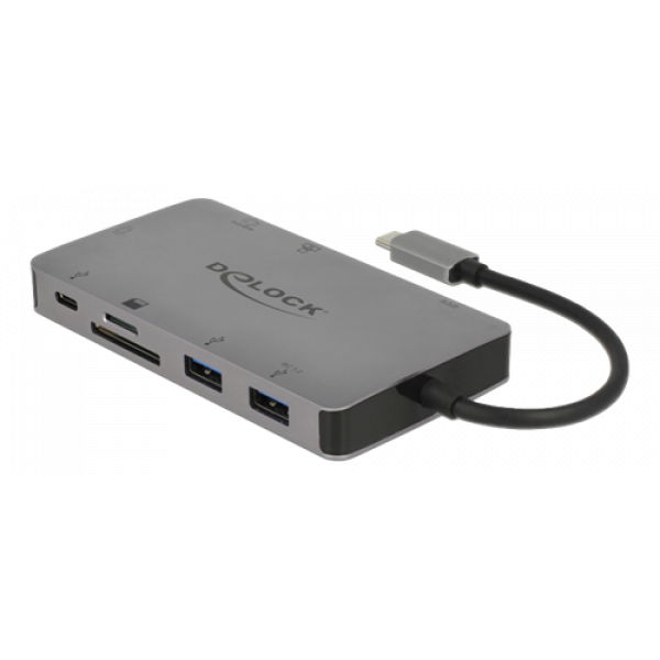 Delock USB Type-C™ Docking Station 4K - HDMI / VGA / USB 3.1 / SD / LA 87735