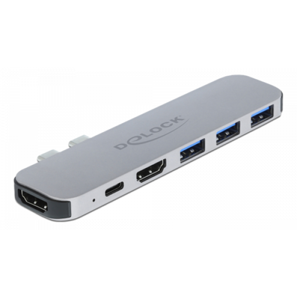 USB-C Dockningsstation för MacBook Dual HDMI Delock 87753