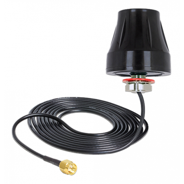 Delock LTE Antenna SMA 2 dBi 3 m RG-174 omnidirectional black outdoor 88749