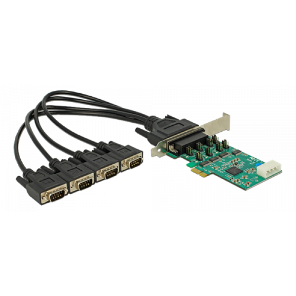 Delock PCI Express Card > 4 x Serial RS-232 High Speed 921K with Volta 89335
