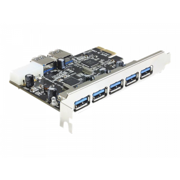 Delock PCI Express Card > 5 x external + 2 x internal USB 3.0 89355