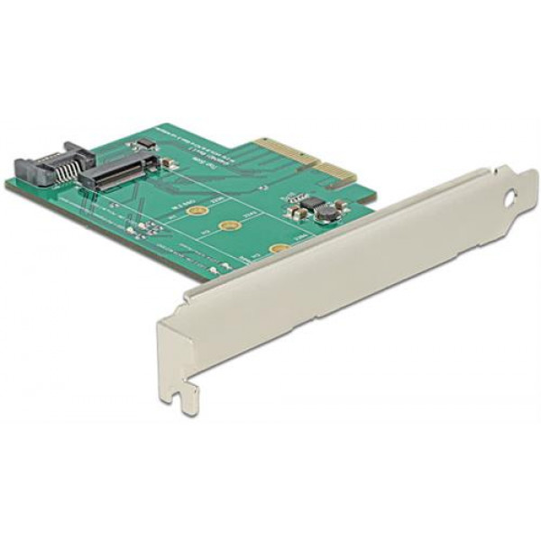 DeLOCK 88381, PCI-Express x4 adapter - 1xM.2 SATA SSD, M/B+M-fattning 89381