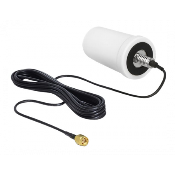 Delock WLAN Antenna RP-SMA 802.11 ac/a/h/b/g/n 0 dBi 3 m ULA100 omnidi 89449