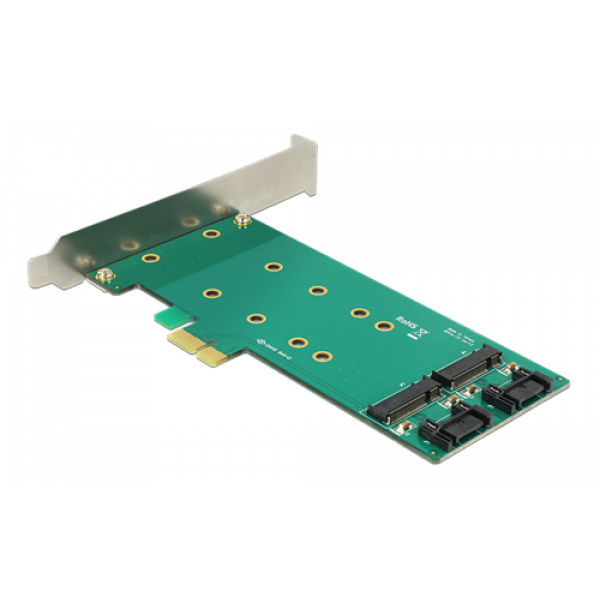 DeLOCK kontrollerkort, PCI-E, 2xM.2SATA B eller B+M 89473
