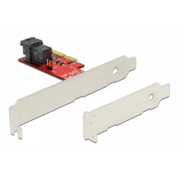 Delock PCIe x4 >1 x SFF-8643 NVMe - low profile form faktor 89535
