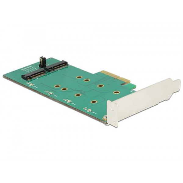 DeLock 89536 PCI Express Card till 2 x internal M.2 Key B med RAID 89536