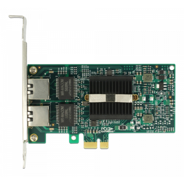 Delock PCI Express Card > 2 x Gigabit LAN 89944