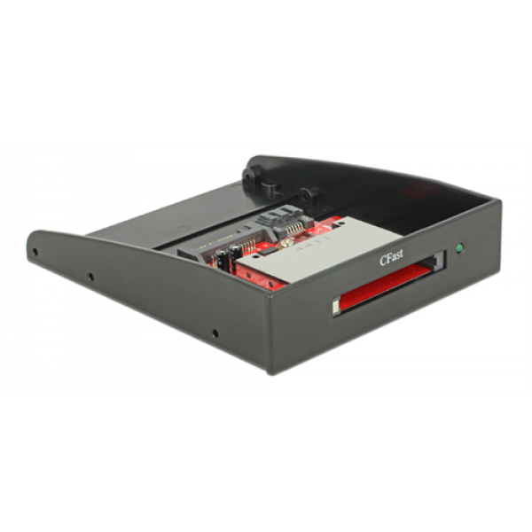 DeLOCK SATA-kortlässare för CFast-kort, 3,5", 1xSATA 7+15-pin 91496