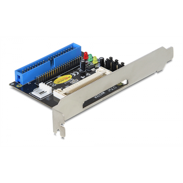 DeLOCK Compact Flash till IDE-adapter, Typ I/II/Microdrive 91624