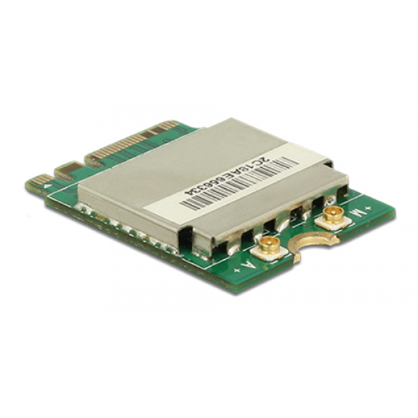 Delock Modul M.2 Key A+E Stecker > WLAN 11ac/a/b/g/n + Bluetooth 4.0 95254