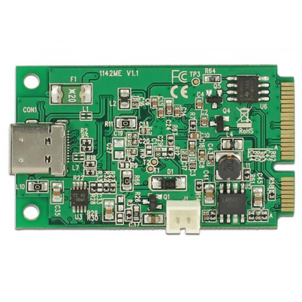 DeLock 95259 Mini PCIe I/O PCIe full storlek 1 x USB Type-C 3.1 Gen 2